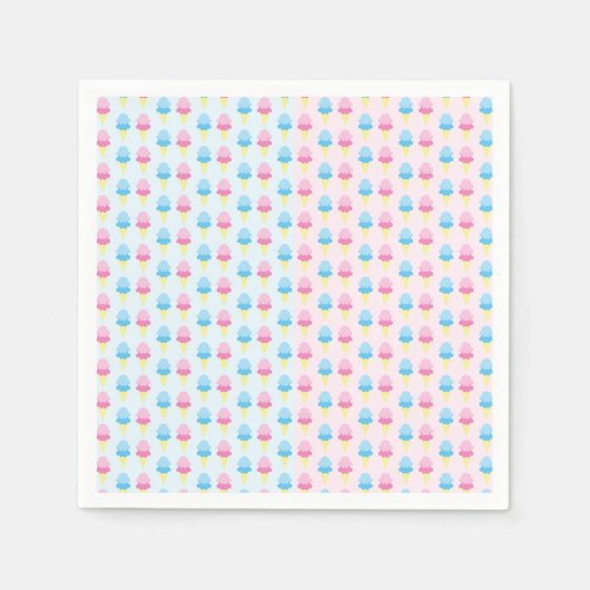 EiscremeGender Serviette (Vorderseite)