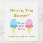 EiscremeGender Weinetikett (Einzelnes Label)