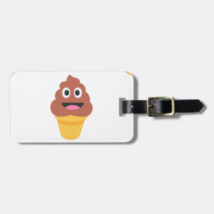 Eiscremehörnchen-Ko-Emoj Gepäckanhänger