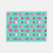 Eiscremekegel-Fleece blacket Fleecedecke (Vorderseite (Horizontal))