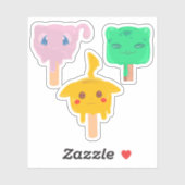 Eiscremekleber Aufkleber (Blatt)