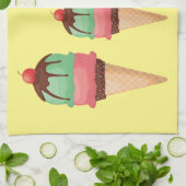 Eiscremekonen abbauen handtuch (Gefaltet)