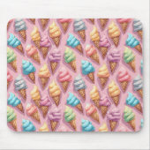 Eiscremekons auf rosa mousepad (Vorne)