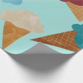 Eiscremekons für Tage Geschenkpapier (Ecke)