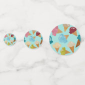 Eiscremekons für Tage Konfetti (Rückseiten)