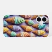 Eiscremekons mit Sprinklen iPhone 16 Hülle (Rückseite (Horizontal))