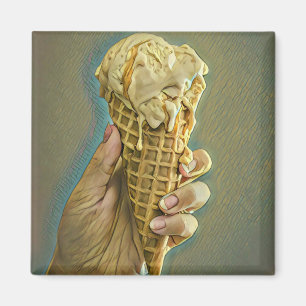 Eiscremeliebhaber-Geschenk Magnet