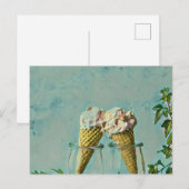 Eiscremeliebhaber-Geschenk Postkarte (Vorne/Hinten)
