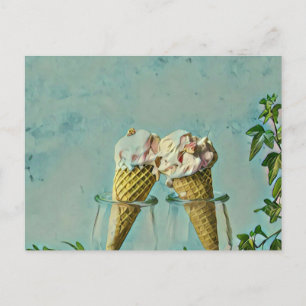 Eiscremeliebhaber-Geschenk Postkarte