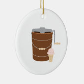 Eiscrememacher Keramik Ornament (Rechts)