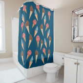 Eiscrememuster Duschvorhang (Beispiel)