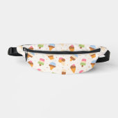 Eiscrememuster, Eiscreme-Kone, Eisvogel Bauchtasche (Vorderseite)