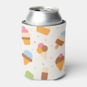 Eiscrememuster, Eiscreme-Kone, Eisvogel Dosenkühler (Kanne Vorderseite)