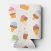 Eiscrememuster, Eiscreme-Kone, Eisvogel Dosenkühler (Rückseite)