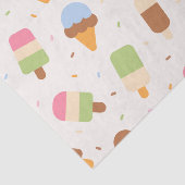 Eiscrememuster, Eiscreme-Kone, Eisvogel Seidenpapier (Ausschnitt)