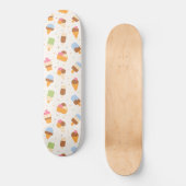 Eiscrememuster, Eiscreme-Kone, Eisvogel Skateboard (Vorderseite)