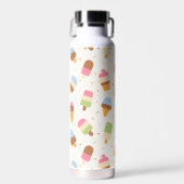 Eiscrememuster, Eiscreme-Kone, Eisvogel Trinkflasche (Vorne)