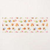 Eiscrememuster, Eiscreme-Kone, Eisvogel Yogamatte (Rückseite (Horizontal))