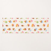 Eiscrememuster, Eiscreme-Kone, Eisvogel Yogamatte (Vorderseite (Horizontal))