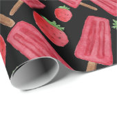 Eiscrememuster | Lollenmuster | Lollipop 10 Geschenkpapier (Rolleneckpunkt)