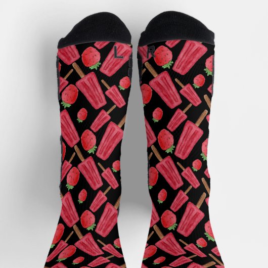 Eiscrememuster | Lollenmuster | Lollipop 10 Socken (Oben)