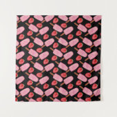 Eiscrememuster | Lollenmuster | Lollipop 13 Wandteppich (Vorderseite (Horizontal))