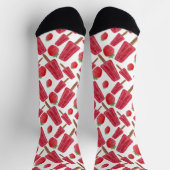 Eiscrememuster | Lollenmuster | Lollipop 16 Socken (Oben)