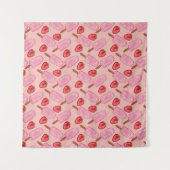Eiscrememuster | Lollenmuster | Lollipop 19 Wandteppich (Vorderseite (Horizontal))