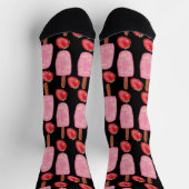 Eiscrememuster | Lollenmuster | Lollipop 1 C Socken (Oben)