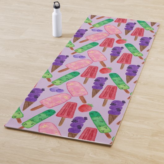 Eiscrememuster | Lollenmuster | Lollipop 21 Yogamatte (Beispiel)