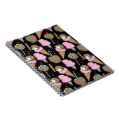 Eiscrememuster | Lollenmuster | Lollipop 24 Notizblock (Rechte Seite)