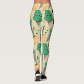 Eiscrememuster | Lollenmuster | Lollipop 25 Leggings (Rückseite)