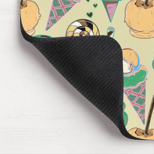 Eiscrememuster | Lollenmuster | Lollipop 25 Mousepad (Ecke)