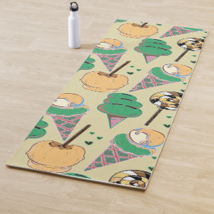 Eiscrememuster Lollenmuster Lollipop 25 Yogamatte