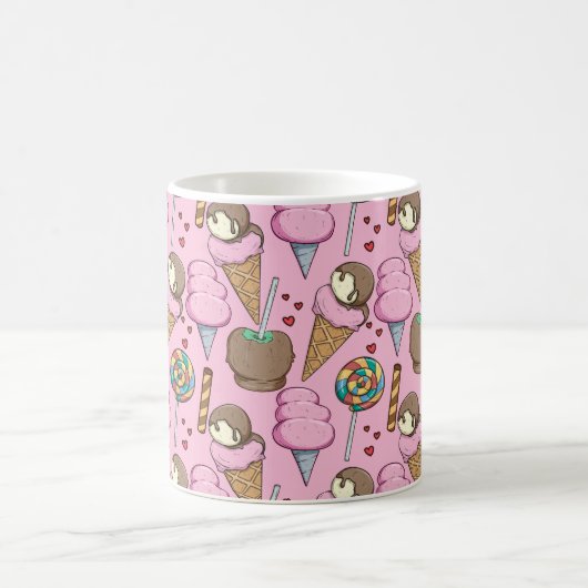 Eiscrememuster | Lollenmuster | Lollipop 26 Kaffeetasse (Mittel)