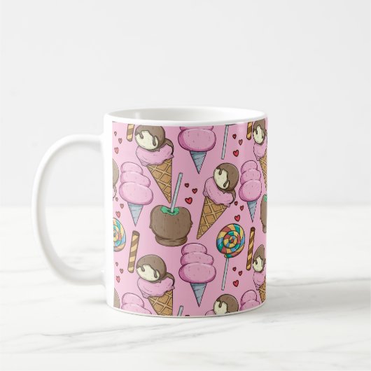 Eiscrememuster | Lollenmuster | Lollipop 26 Kaffeetasse (Links)