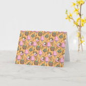 Eiscrememuster | Lollenmuster | Lollipop 26 Karte (Gelbe Blume)
