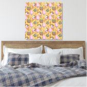 Eiscrememuster | Lollenmuster | Lollipop 26 Leinwanddruck (Insitu (Schlafzimmer))
