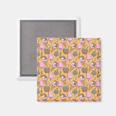 Eiscrememuster | Lollenmuster | Lollipop 26 Magnet (Vorderseite/Rückseite)