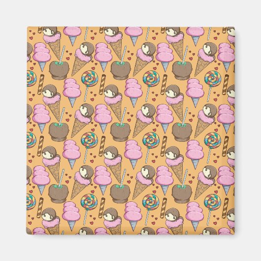 Eiscrememuster | Lollenmuster | Lollipop 26 Magnet (Vorne)