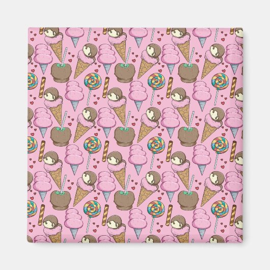 Eiscrememuster | Lollenmuster | Lollipop 26 Magnet (Vorne)