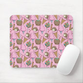 Eiscrememuster | Lollenmuster | Lollipop 26 Mousepad (Mit Mouse)