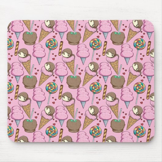 Eiscrememuster | Lollenmuster | Lollipop 26 Mousepad (Vorne)