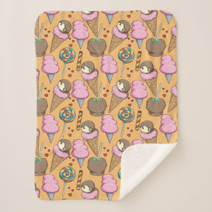 Eiscrememuster Lollenmuster Lollipop 26 Sherpadecke
