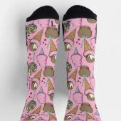 Eiscrememuster | Lollenmuster | Lollipop 26 Socken (Oben)