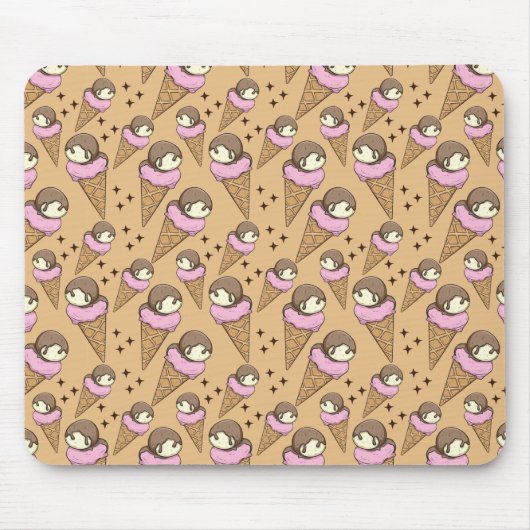 Eiscrememuster | Lollenmuster | Lollipop 27 Mousepad (Vorne)