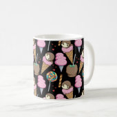 Eiscrememuster | Lollenmuster | Lollipop 28 Kaffeetasse (VorderseiteRechts)