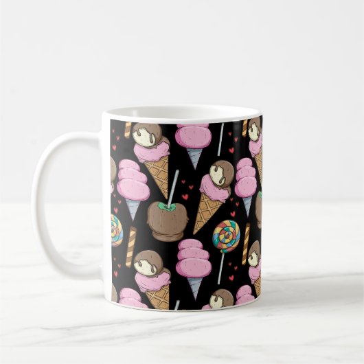 Eiscrememuster | Lollenmuster | Lollipop 28 Kaffeetasse (Links)