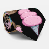 Eiscrememuster | Lollenmuster | Lollipop 28 Krawatte (Gerollt)