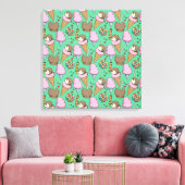 Eiscrememuster | Lollenmuster | Lollipop 29 Leinwanddruck (Insitu (Wohnzimmer))